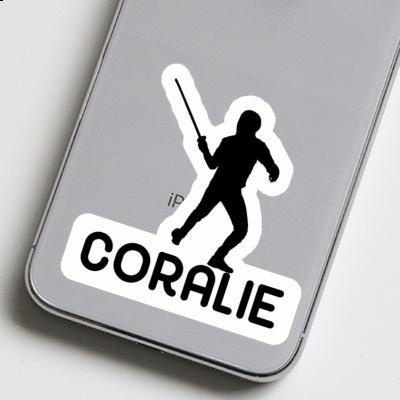 Fencer Sticker Coralie Notebook Image