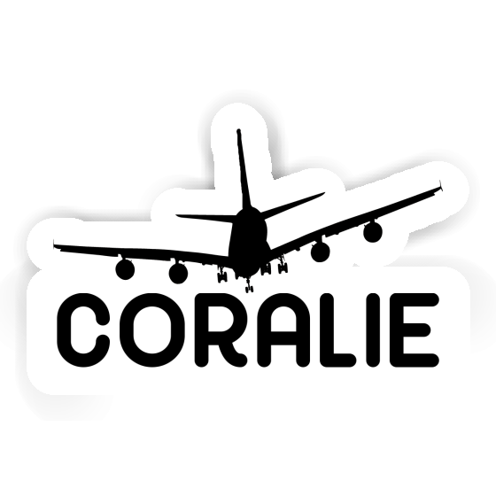 Airplane Sticker Coralie Image