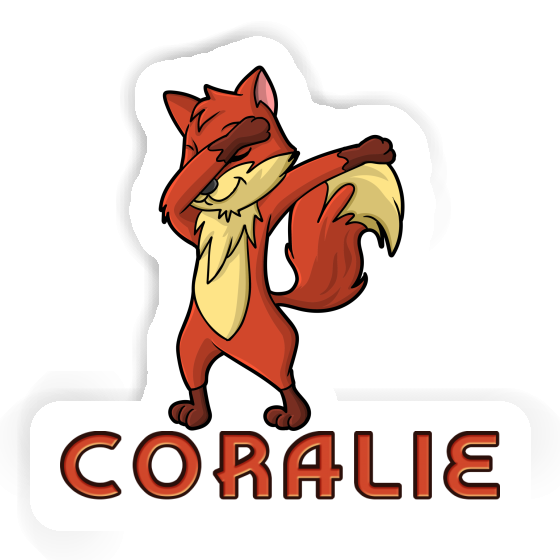 Sticker Coralie Dabbing Fox Gift package Image