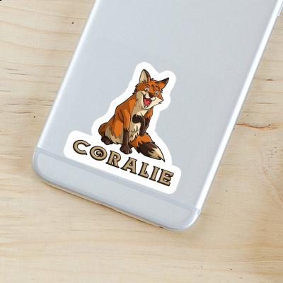 Sticker Coralie Fox Laptop Image