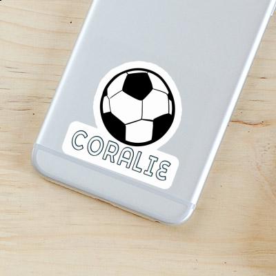 Sticker Coralie Football Notebook Image