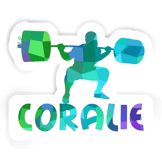 Sticker Coralie Weightlifter Image