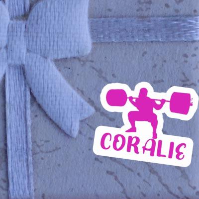 Sticker Weightlifter Coralie Gift package Image