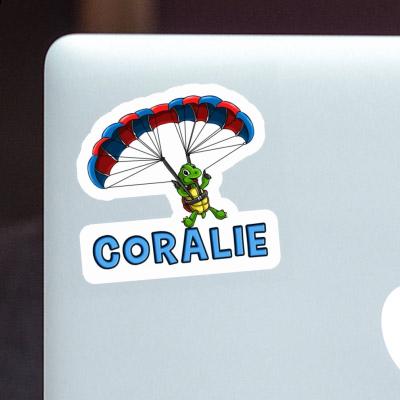 Sticker Coralie Paraglider Notebook Image