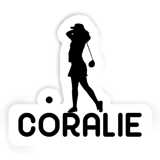 Sticker Golfer Coralie Notebook Image