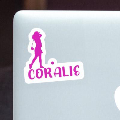 Coralie Sticker Golfer Gift package Image