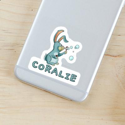 Rabbit Sticker Coralie Notebook Image