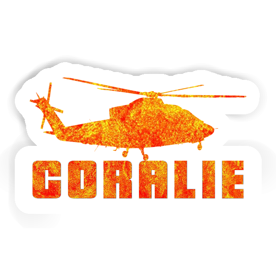 Sticker Helicopter Coralie Image