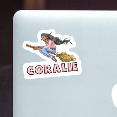 Sticker Coralie Witch Laptop Image