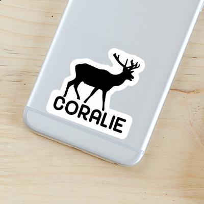 Coralie Autocollant Cerf Notebook Image