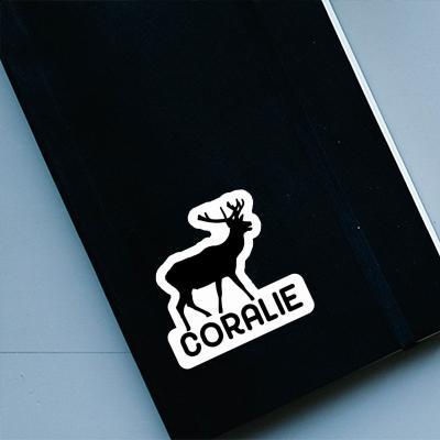 Coralie Autocollant Cerf Image