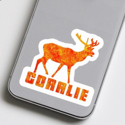 Deer Sticker Coralie Laptop Image