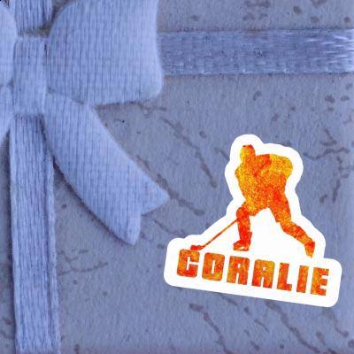 Hockey Player Sticker Coralie Image