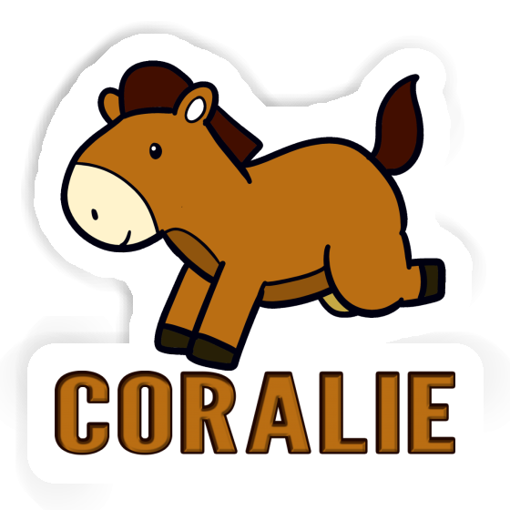 Coralie Sticker Horse Notebook Image