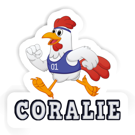 Sticker Coralie Chicken Laptop Image