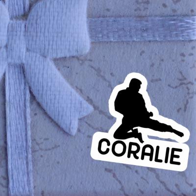 Karateka Sticker Coralie Notebook Image