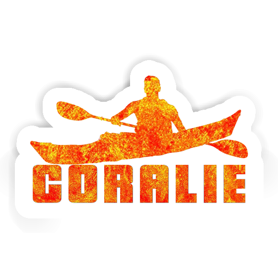 Coralie Sticker Kayaker Notebook Image