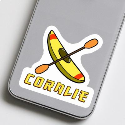 Sticker Coralie Canoe Laptop Image