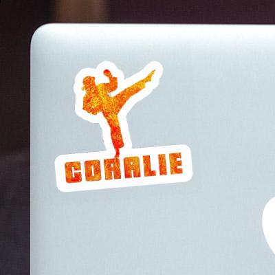 Coralie Sticker Karateka Laptop Image