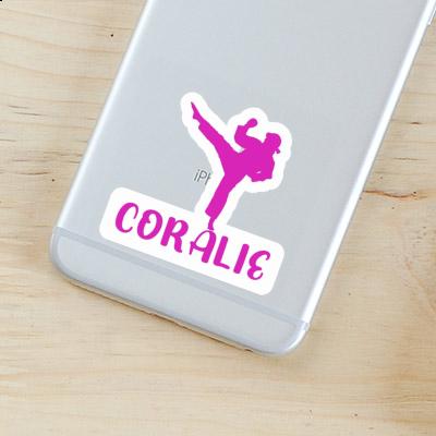 Sticker Karateka Coralie Image