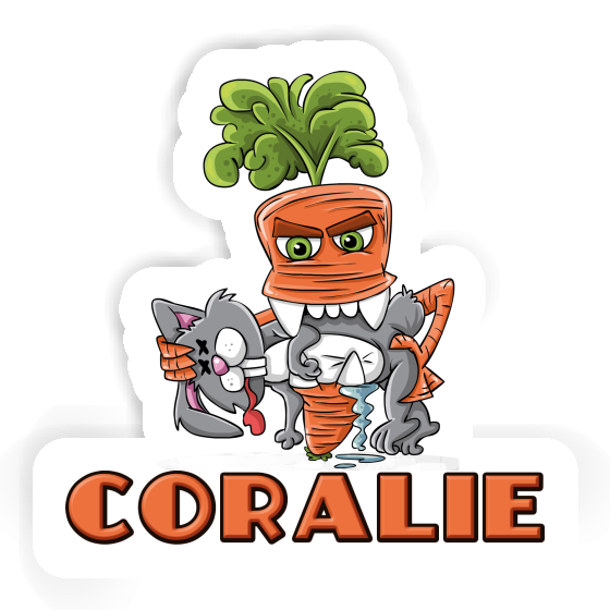 Monster Carrot Sticker Coralie Laptop Image