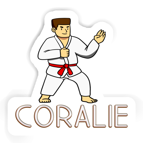 Sticker Karateka Coralie Notebook Image