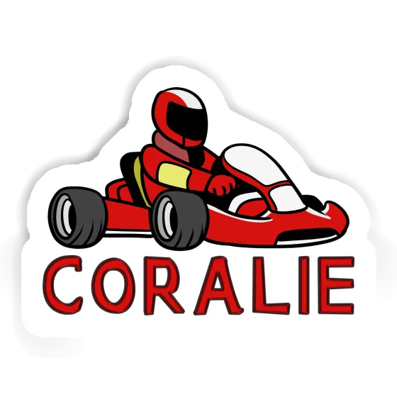 Sticker Coralie Kart Laptop Image