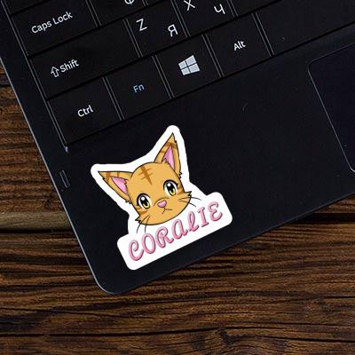 Sticker Coralie Cat Notebook Image