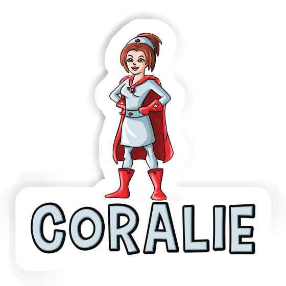 Sticker Coralie Nurse Notebook Image