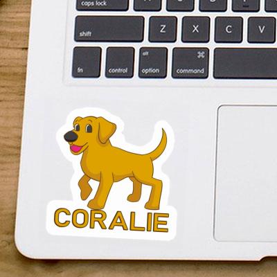 Coralie Sticker Dog Laptop Image