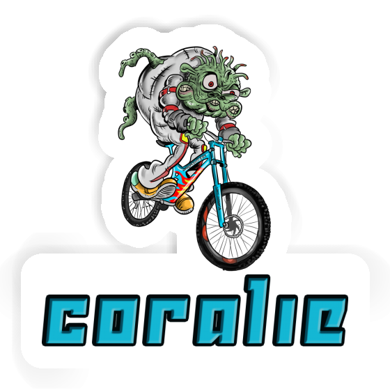 Downhill Biker Sticker Coralie Gift package Image