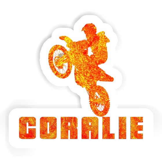 Motocross Rider Sticker Coralie Gift package Image