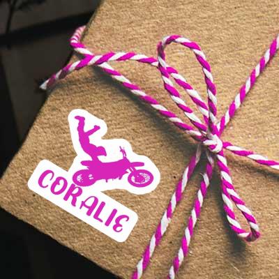 Motocross Rider Sticker Coralie Image