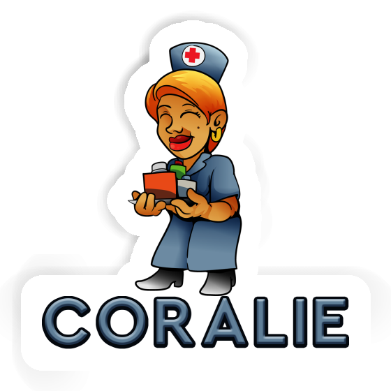 Coralie Sticker Nurse Notebook Image