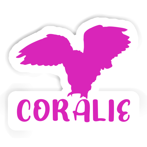 Coralie Sticker Owl Laptop Image