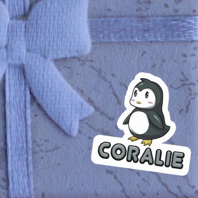 Penguin Sticker Coralie Laptop Image