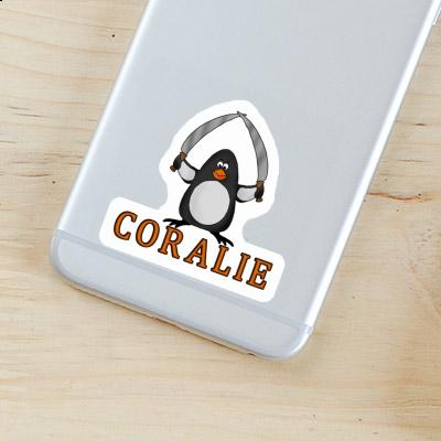 Fighting Penguin Sticker Coralie Image