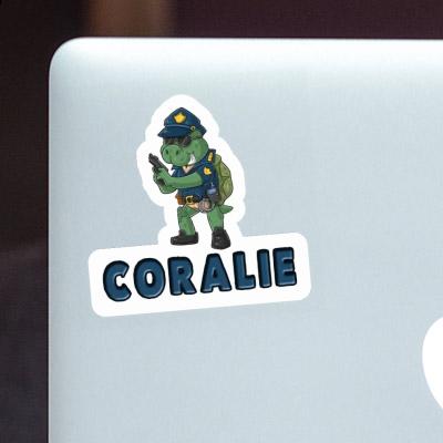 Sticker Coralie Police Officer Image