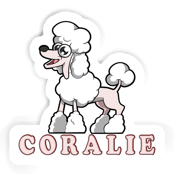 Pudel Sticker Coralie Notebook Image