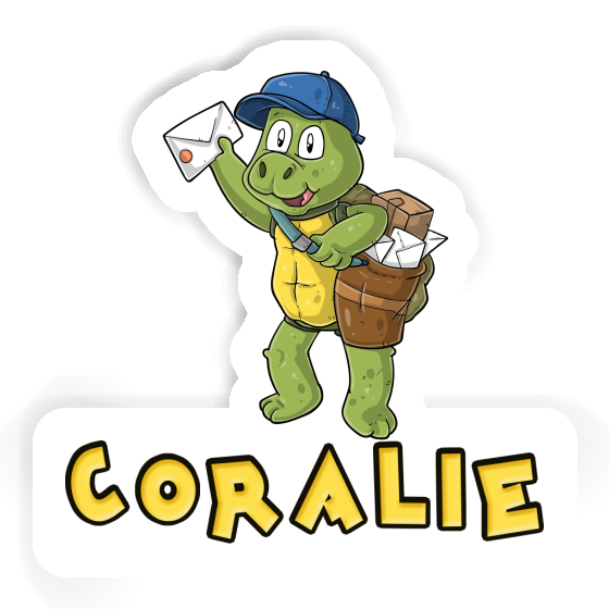 Sticker Postman Coralie Laptop Image