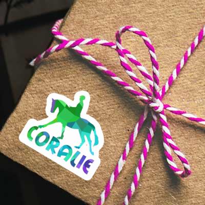 Sticker Coralie Horse Rider Image