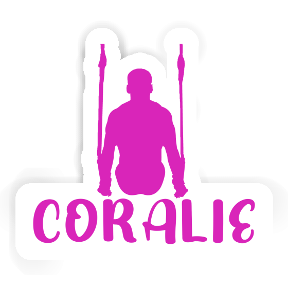 Sticker Coralie Ring gymnast Notebook Image