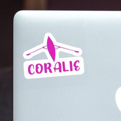 Sticker Coralie Ruderboot Notebook Image