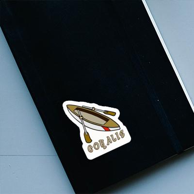 Sticker Rowboat Coralie Notebook Image