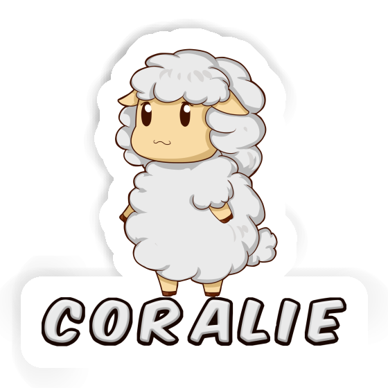 Sticker Coralie Sheep Laptop Image