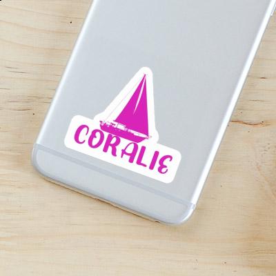 Sticker Sailboat Coralie Laptop Image