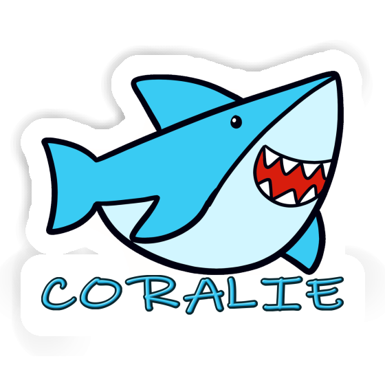 Coralie Sticker Shark Laptop Image