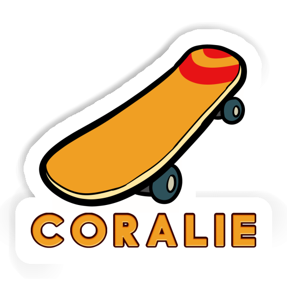 Sticker Skateboard Coralie Image