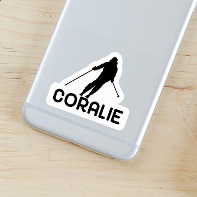 Skier Sticker Coralie Image