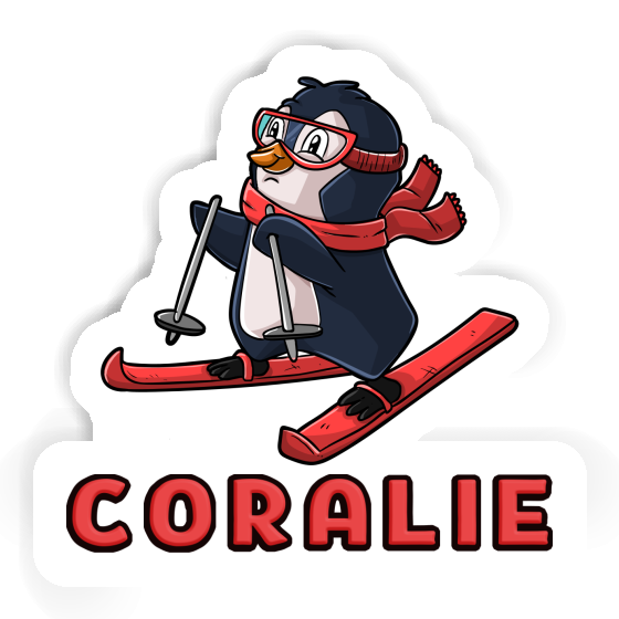 Skier Sticker Coralie Gift package Image